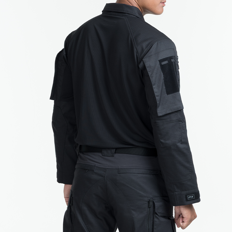 เสื้อทหาร VALOR PX - Native Combat Shirt [Black] เสื้อคอมแบท ทหารพราน