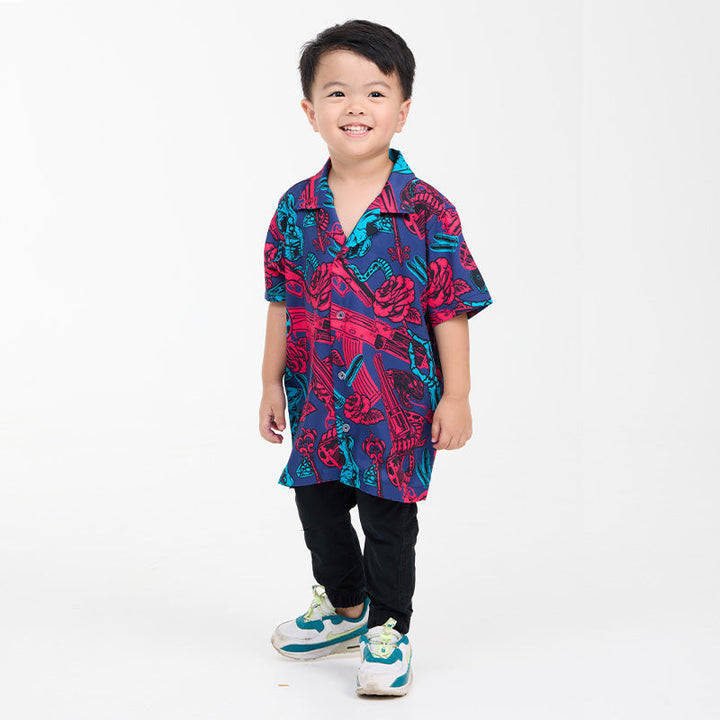 VALOR PX - Venom Royal Kids' Hawaii Shirt