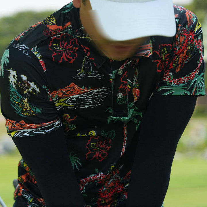 VALOR PX - Aloha Vibe Polo Hawaii Shirts