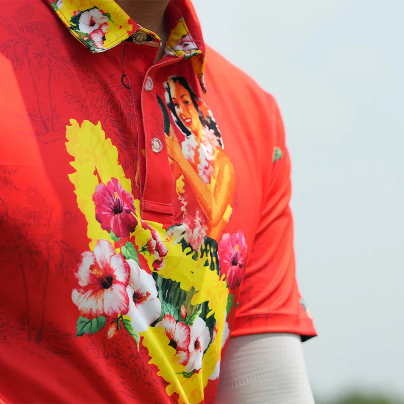 เสื้อโปโลฮาวาย VALOR PX - Girl Bomb Polo Hawaii Shirts