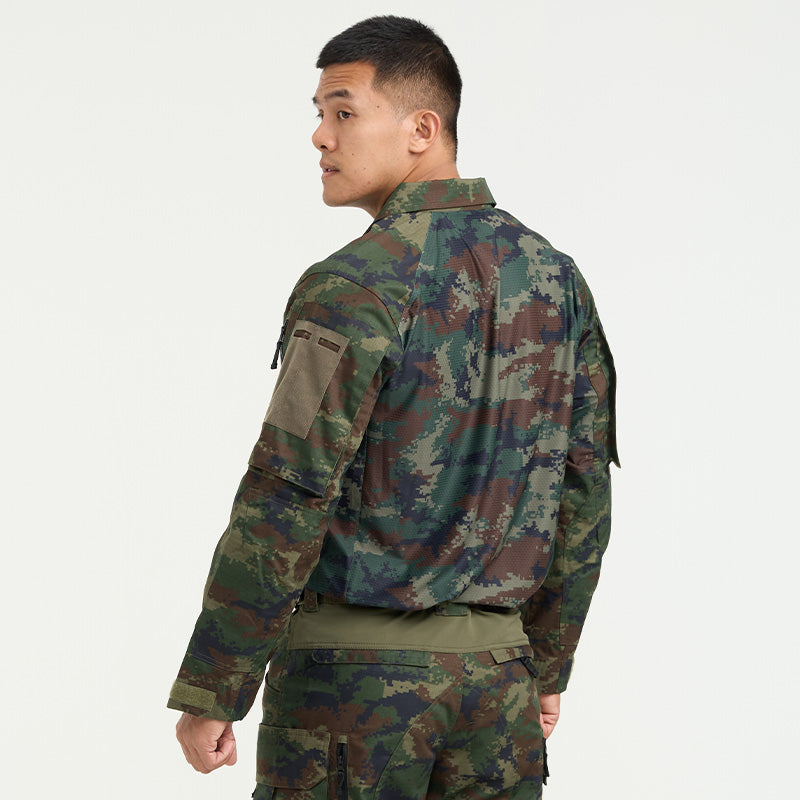 Valor PX - NATIVE COMBAT SHIRT [RTN] เสื้อคอมแบทลายพราง ทหารเรือ