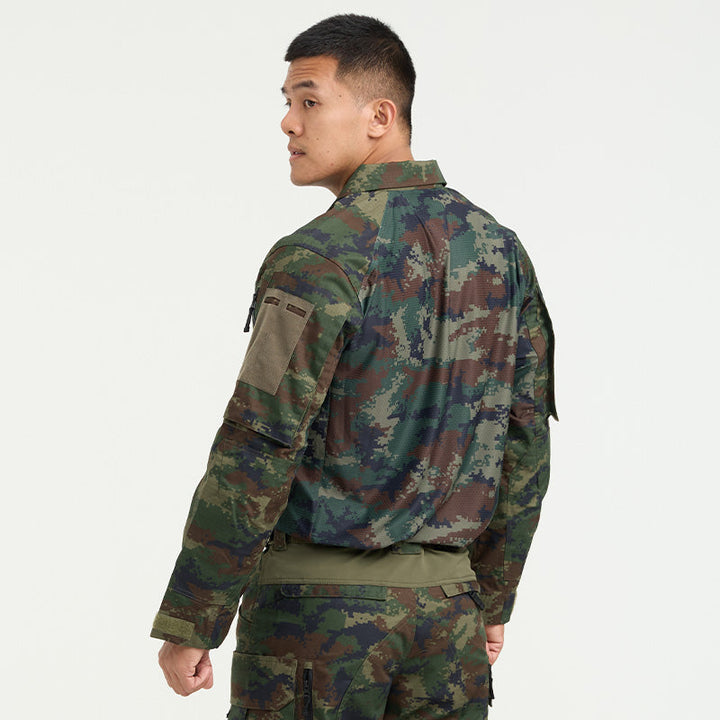 Valor PX - NATIVE COMBAT SHIRT [RTN] เสื้อคอมแบทลายพราง ทหารเรือ