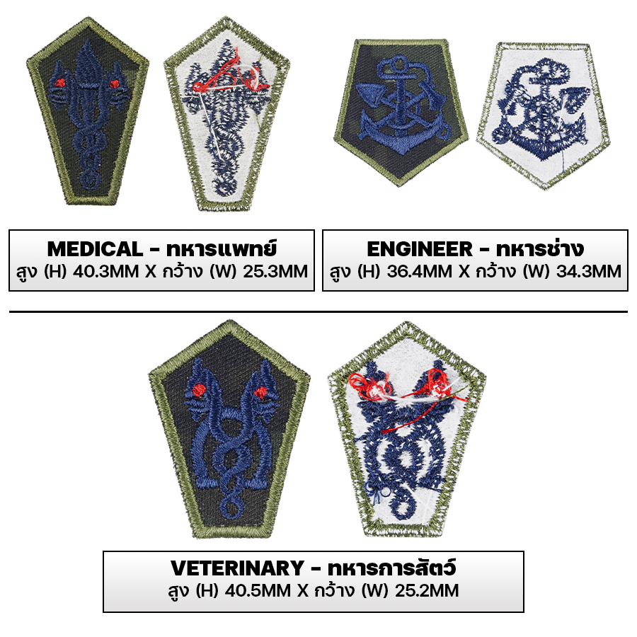 VALOR PX - Branch Insignia Royal Thai Army