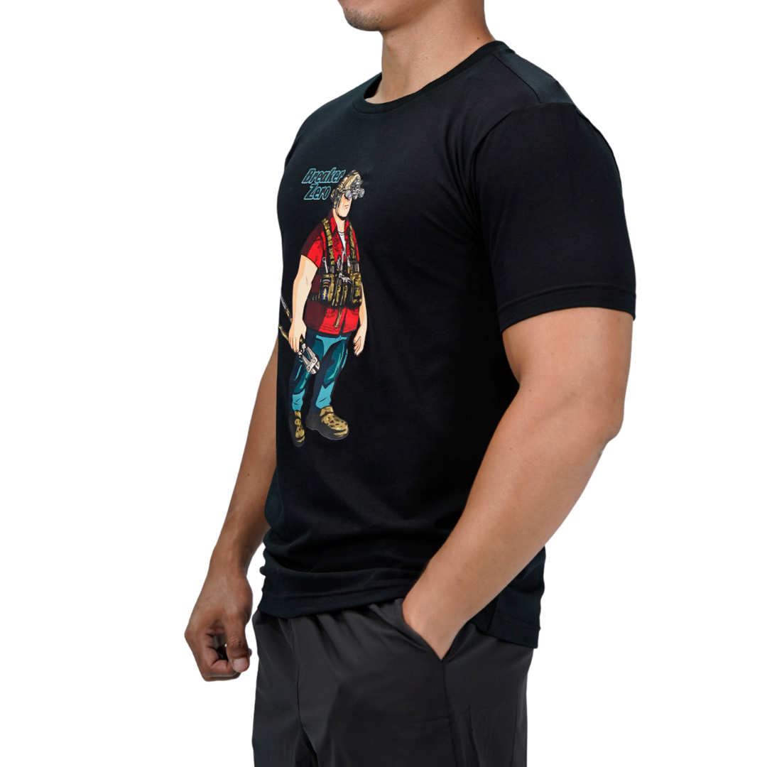 เสื้อยืดสกรีนลาย VALOR PX - Breaker Zero T-Shirt เสื้อใส่เที่ยว ลายกราฟิก