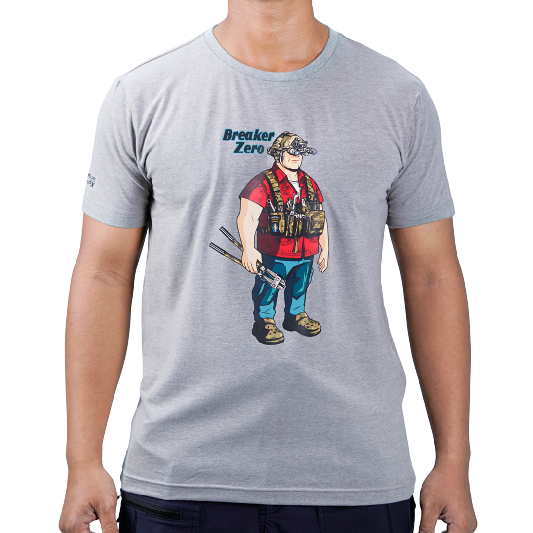 เสื้อยืดสกรีนลาย VALOR PX - Breaker Zero T-Shirt เสื้อใส่เที่ยว ลายกราฟิก