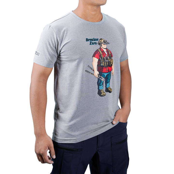 เสื้อยืดสกรีนลาย VALOR PX - Breaker Zero T-Shirt เสื้อใส่เที่ยว ลายกราฟิก
