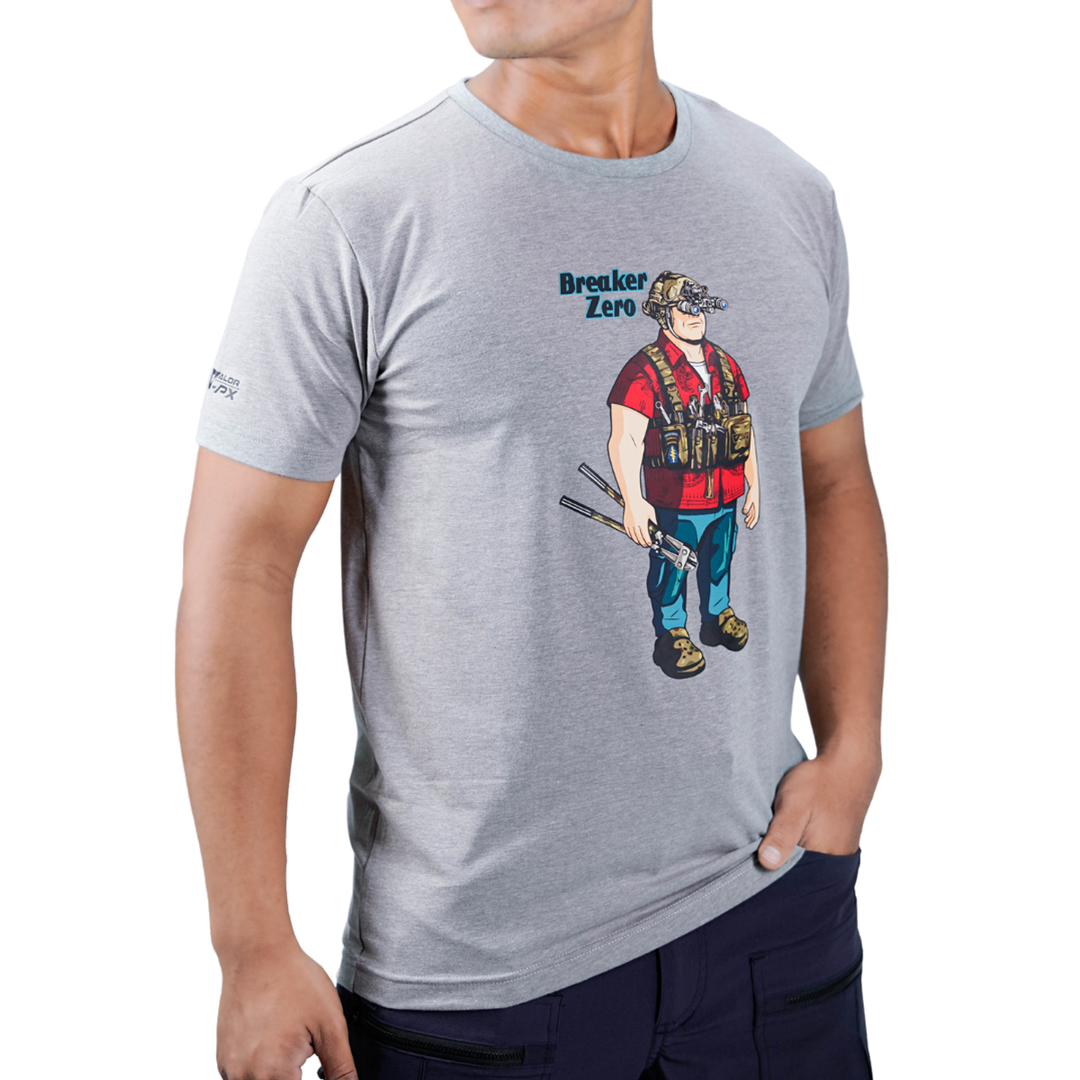 เสื้อยืดสกรีนลาย VALOR PX - Breaker Zero T-Shirt เสื้อใส่เที่ยว ลายกราฟิก