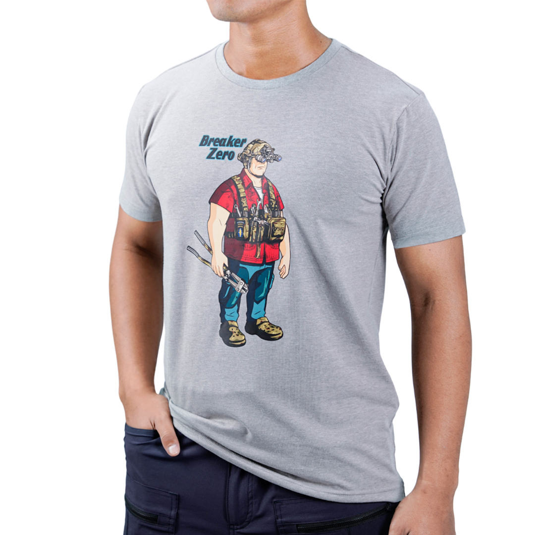 เสื้อยืดสกรีนลาย VALOR PX - Breaker Zero T-Shirt เสื้อใส่เที่ยว ลายกราฟิก