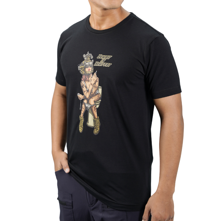 เสื้อยืดสกรีนลาย VALOR PX - Combat in Comfort T-Shirt เสื้อใส่เที่ยว ลายกราฟิก