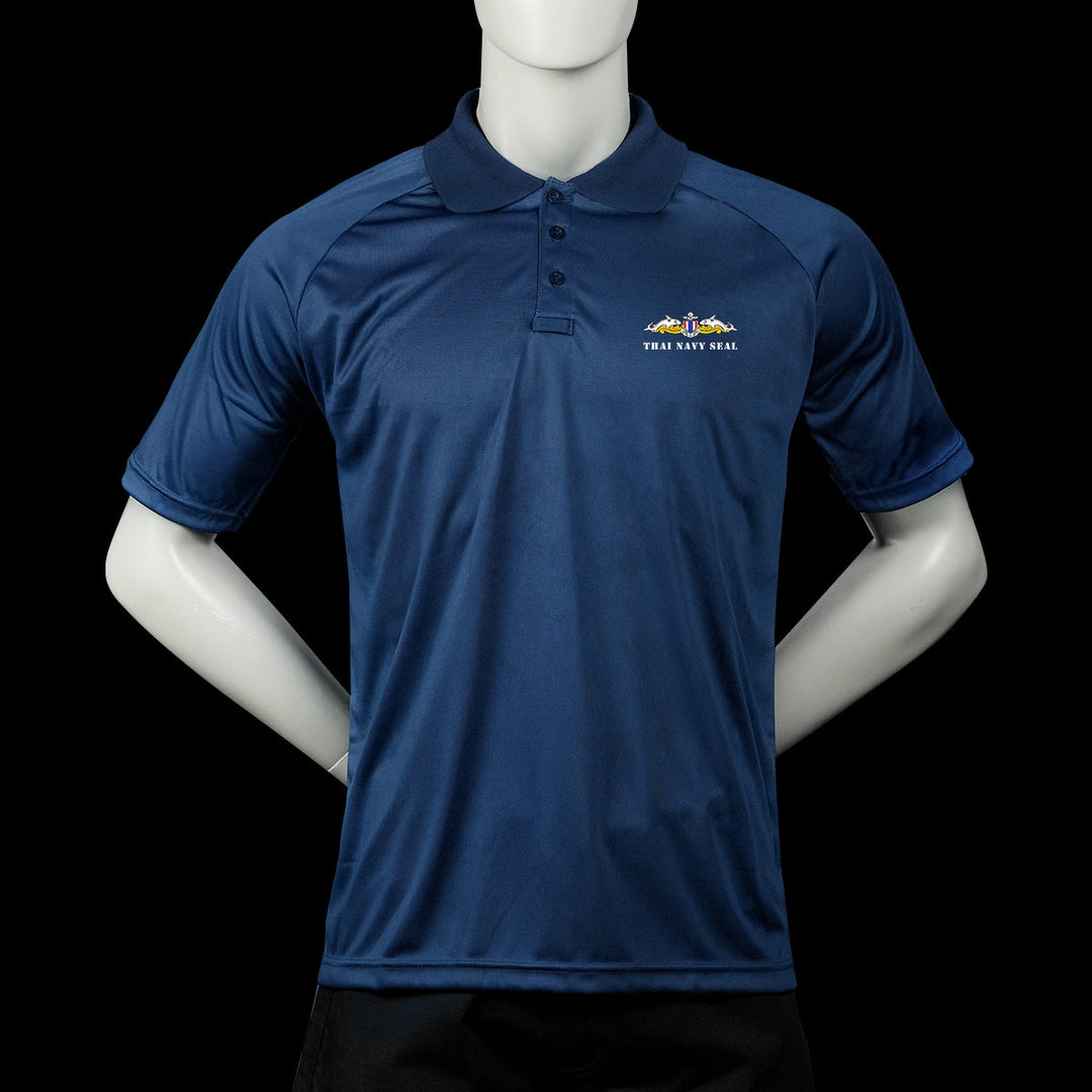 VALOR PX สกรีนโลโก้ฟรี - หน่วยงานภายใน หน่วยสงครามพิเศษทางเรือ [เสื้อโปโล]