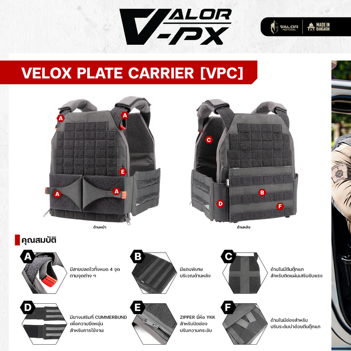 VALOR PX - Velox Plate Carrier [VPC]