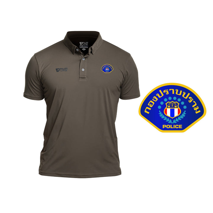 VALOR PX – เสื้อโปโล กองปราบปราม [สกรีนโลโก้หน่วยงาน ฟรี]