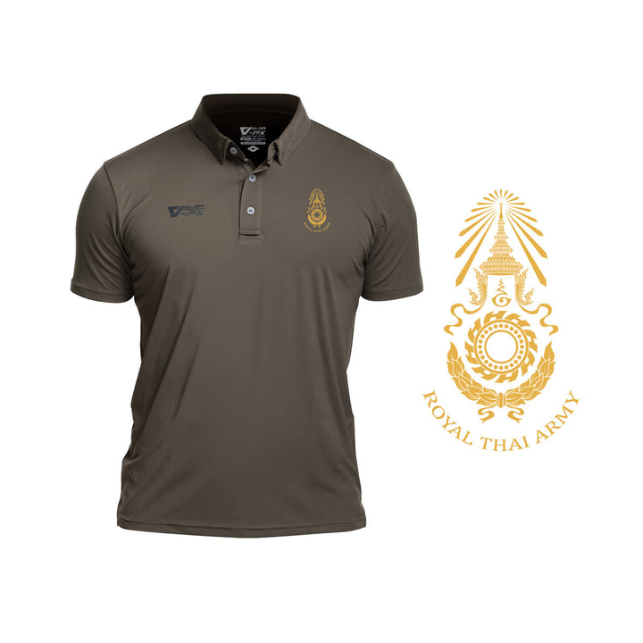 VALOR PX – เสื้อโปโล กองทัพบก [สกรีนโลโก้หน่วยงาน ฟรี]