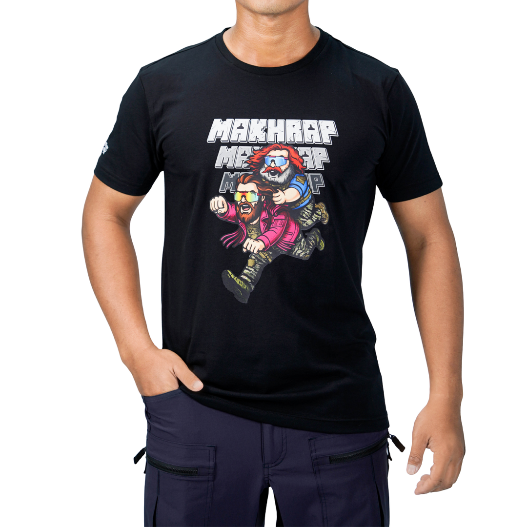 เสื้อยืดสกรีนลาย VALOR PX - MAKHRAP T-Shirt เสื้อใส่เที่ยว ลายกราฟิก