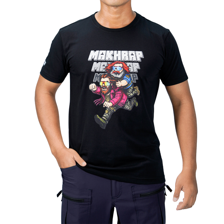 เสื้อยืดสกรีนลาย VALOR PX - MAKHRAP T-Shirt เสื้อใส่เที่ยว ลายกราฟิก