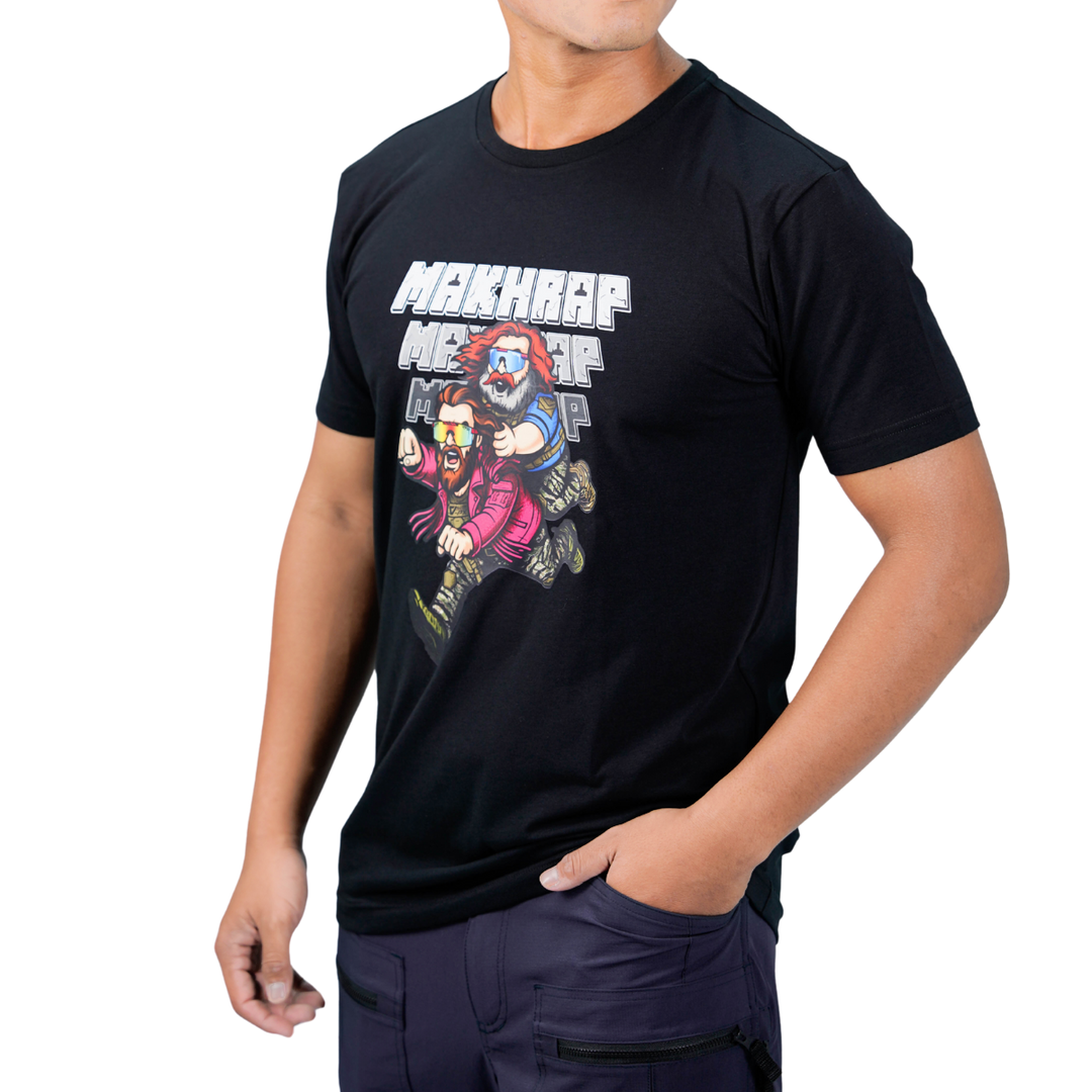 เสื้อยืดสกรีนลาย VALOR PX - MAKHRAP T-Shirt เสื้อใส่เที่ยว ลายกราฟิก
