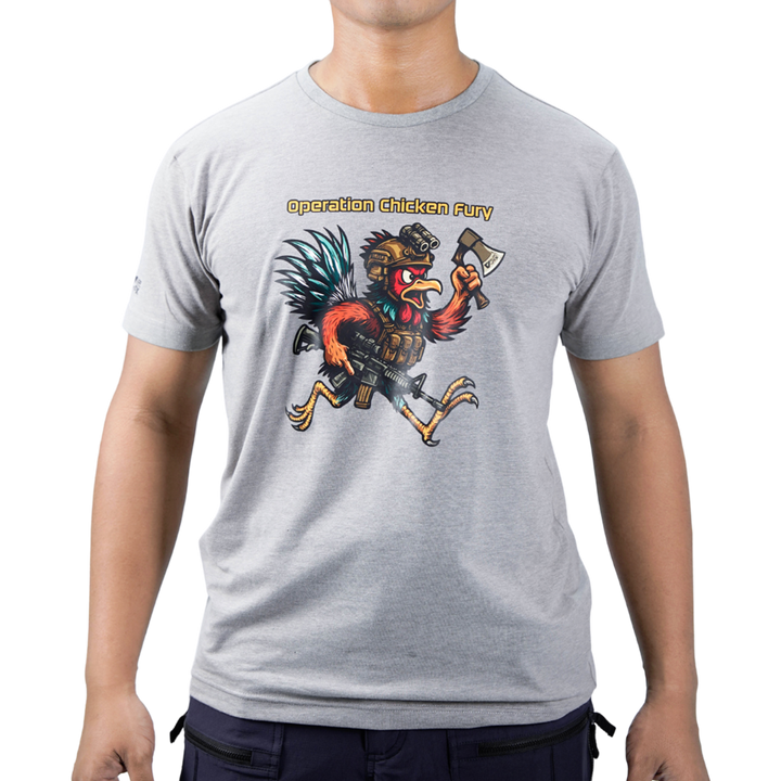 เสื้อยืดสกรีนลาย VALOR PX -  Operation Chicken Fury T-Shirt เสื้อใส่เที่ยว ลายกราฟิก