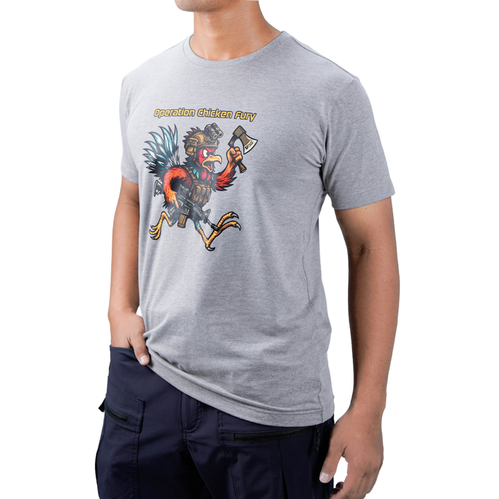 เสื้อยืดสกรีนลาย VALOR PX -  Operation Chicken Fury T-Shirt เสื้อใส่เที่ยว ลายกราฟิก