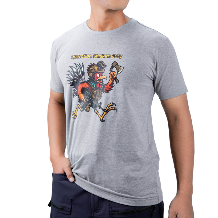 เสื้อยืดสกรีนลาย VALOR PX -  Operation Chicken Fury T-Shirt เสื้อใส่เที่ยว ลายกราฟิก