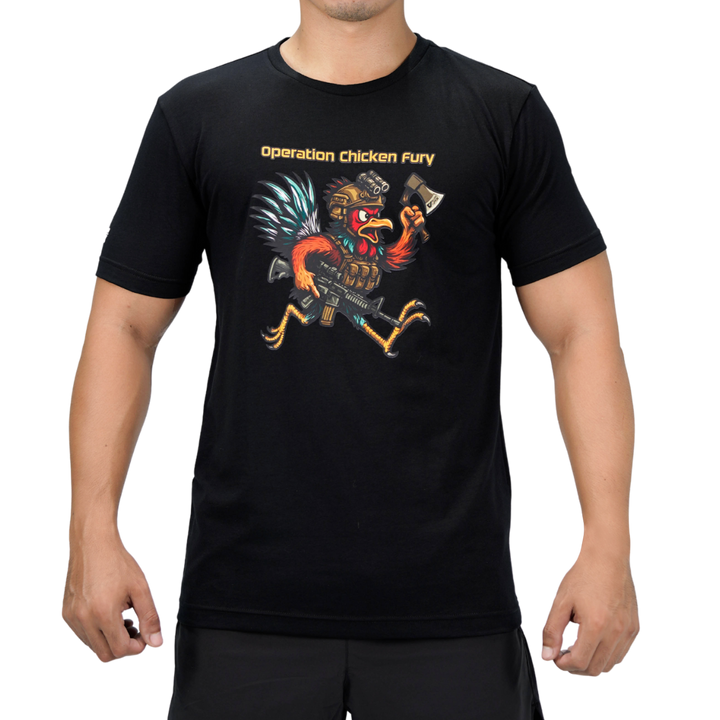 เสื้อยืดสกรีนลาย VALOR PX -  Operation Chicken Fury T-Shirt เสื้อใส่เที่ยว ลายกราฟิก