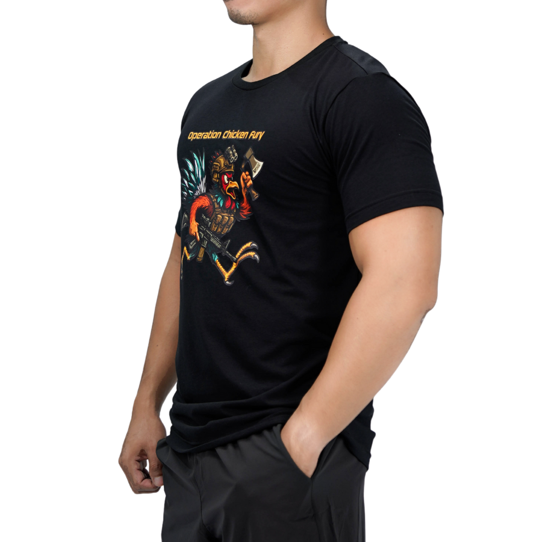 เสื้อยืดสกรีนลาย VALOR PX -  Operation Chicken Fury T-Shirt เสื้อใส่เที่ยว ลายกราฟิก
