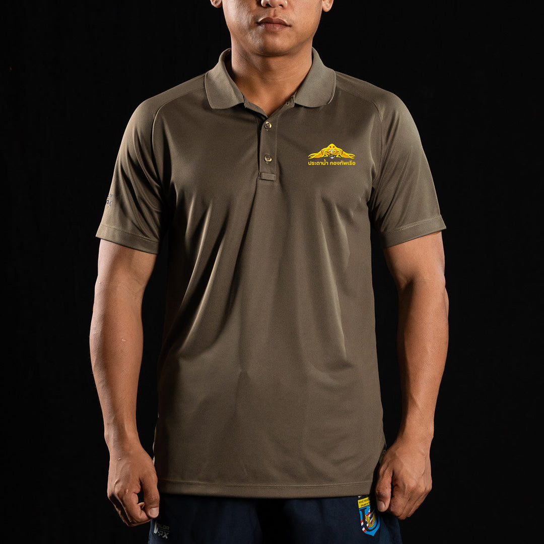 VALOR PX สกรีนโลโก้ฟรี - หน่วยงานภายใน หน่วยประดาน้ำกองทัพเรือ [เสื้อโปโล]