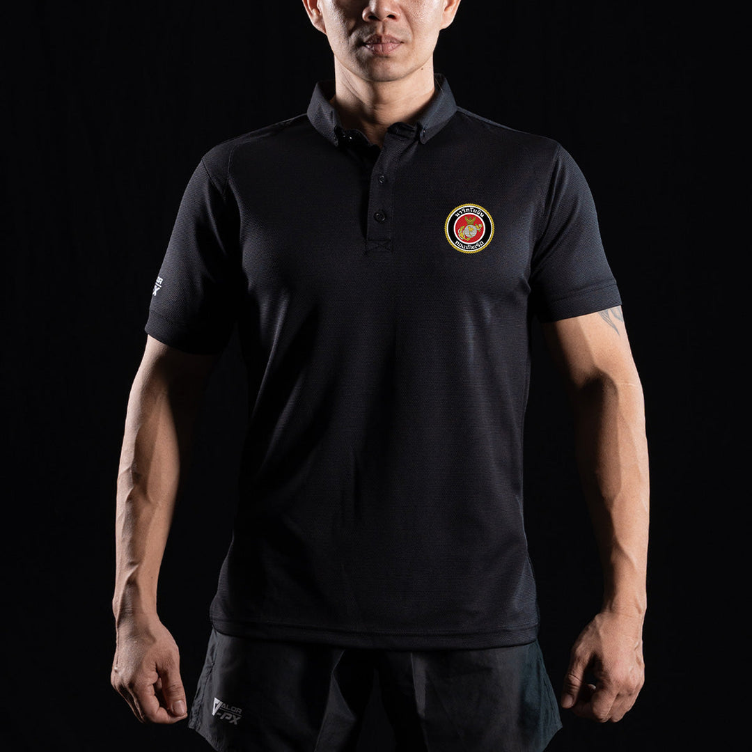 VALOR PX Free logo screen printing - Internal unit, Navy Marine Corps [Polo shirt]