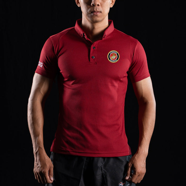 VALOR PX Free logo screen printing - Internal unit, Navy Marine Corps [Polo shirt]