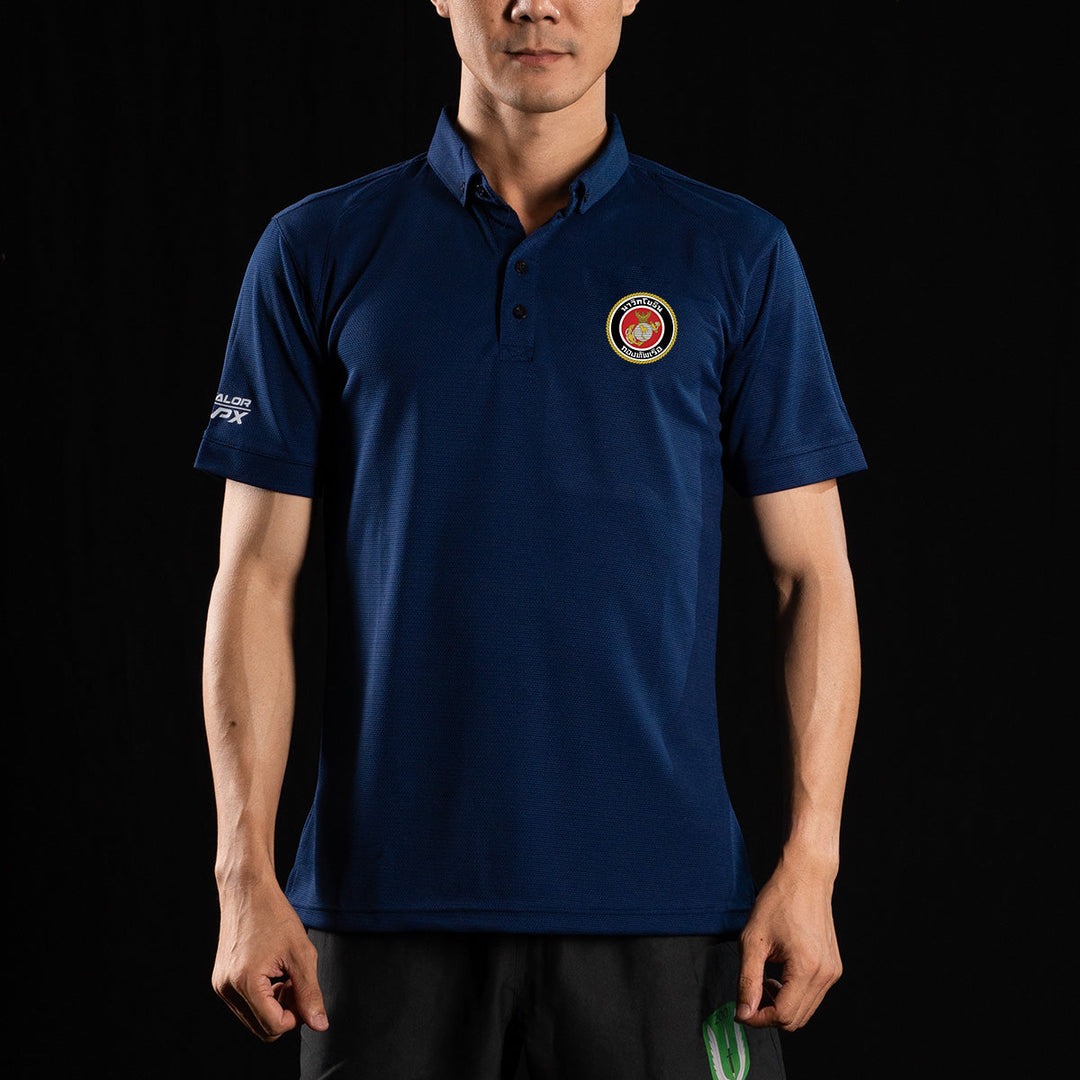 VALOR PX Free logo screen printing - Internal unit, Navy Marine Corps [Polo shirt]