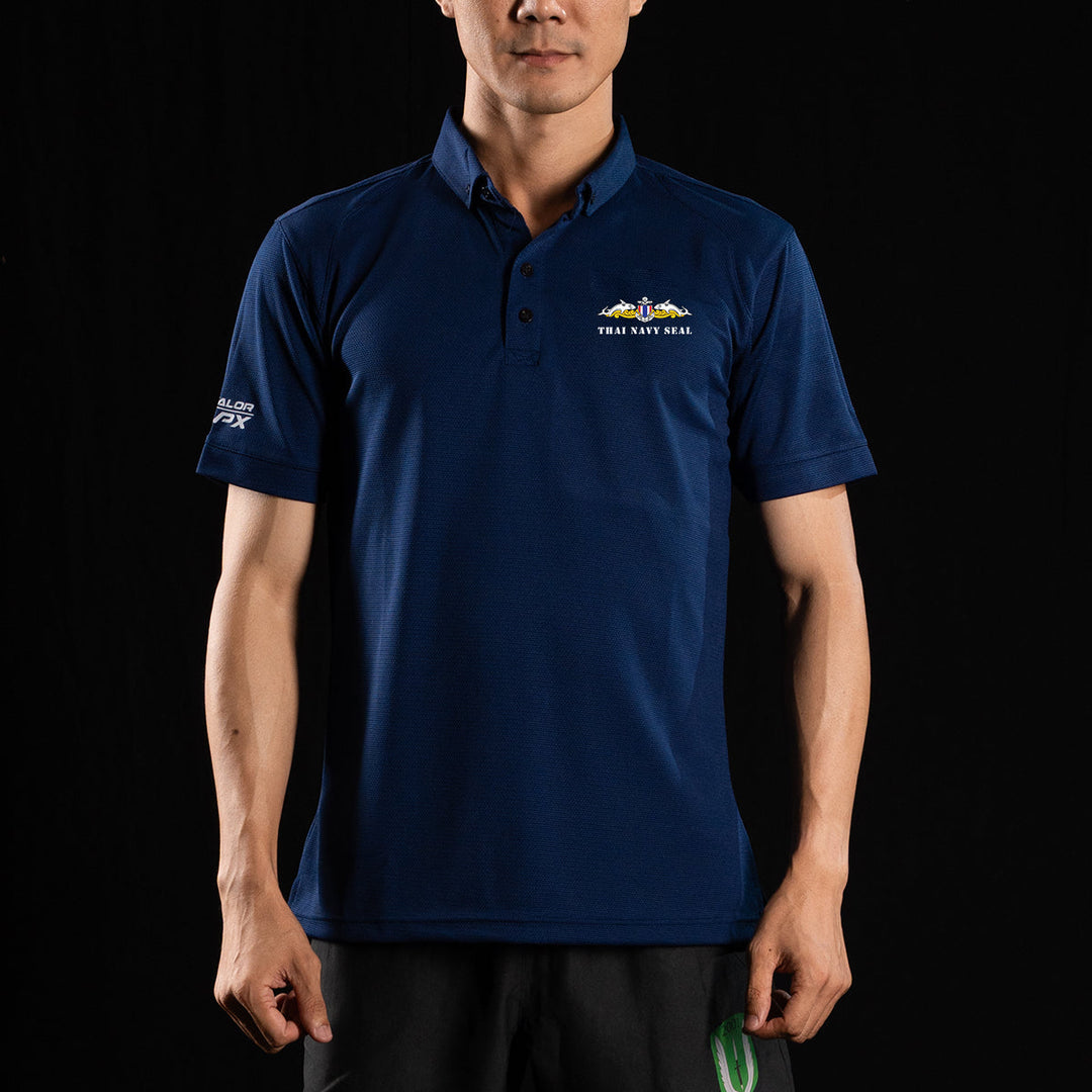 VALOR PX สกรีนโลโก้ฟรี - หน่วยงานภายใน หน่วยสงครามพิเศษทางเรือ [เสื้อโปโล]