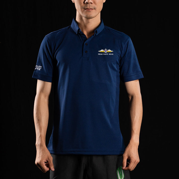 VALOR PX สกรีนโลโก้ฟรี - หน่วยงานภายใน หน่วยสงครามพิเศษทางเรือ [เสื้อโปโล]