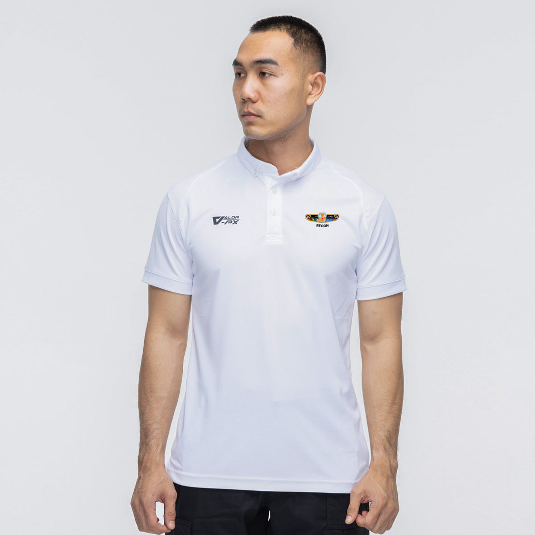VALOR PX – เสื้อโปโล หน่วยสงครามพิเศษ RECON [สกรีนโลโก้หน่วยงาน ฟรี]