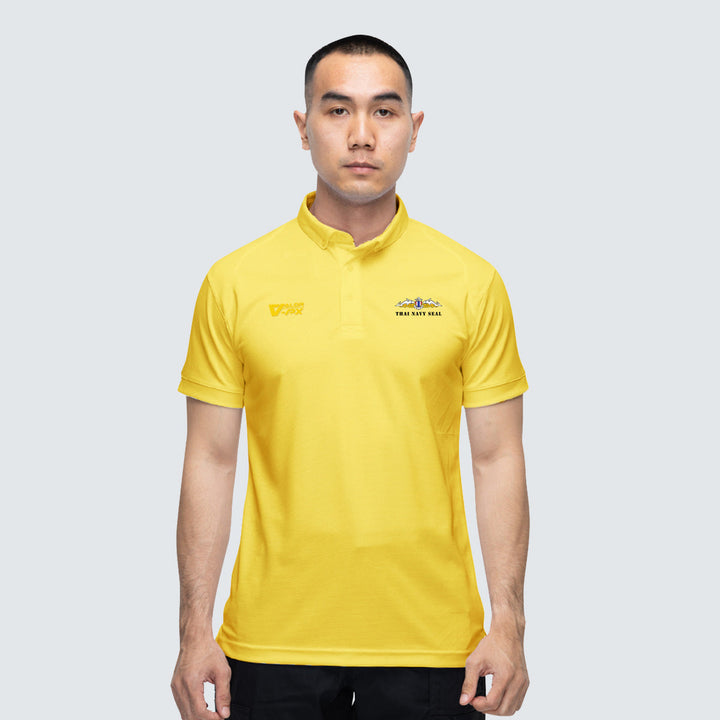 VALOR PX – เสื้อโปโล หน่วยบัญชาการสงครามพิเศษทางเรือ (SEAL) [สกรีนโลโก้หน่วยงาน ฟรี  I  Logo ภาษาอังกฤษ]
