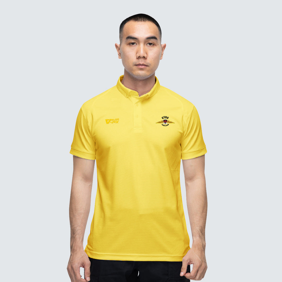 VALOR PX – เสื้อโปโล ศูนย์ปฏิบัติการต่อต้านการก่อการร้ายสากล (CTOC) [สกรีนโลโก้หน่วยงาน ฟรี]