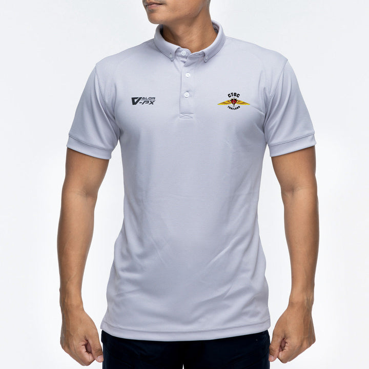 VALOR PX สกรีนโลโก้ฟรี - หน่วยงานภายใน หน่วยต่อต้านการก่อการร้ายสากล [เสื้อโปโล]