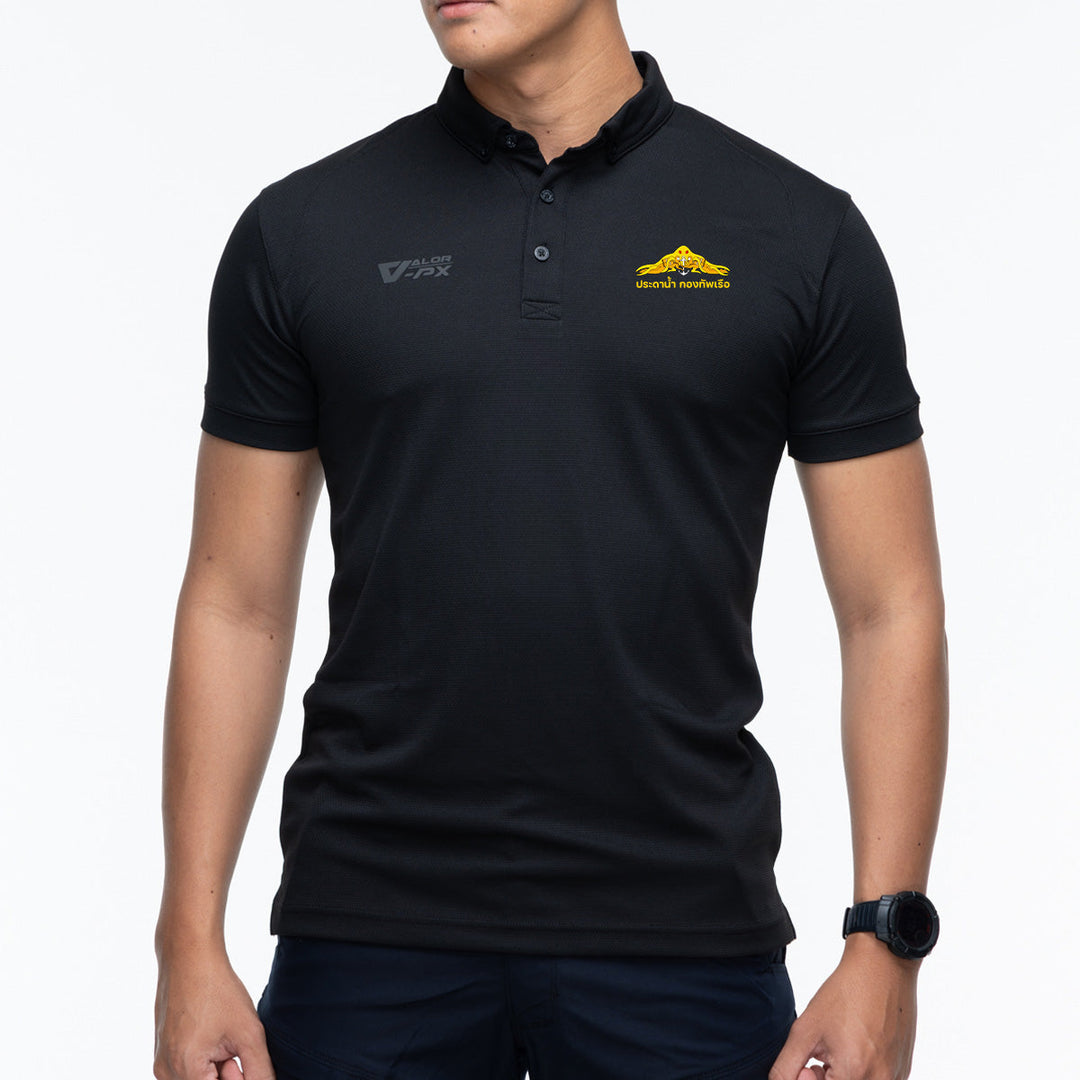 VALOR PX Free logo screen printing - Internal unit, Royal Thai Navy Diving Unit [Polo shirt]