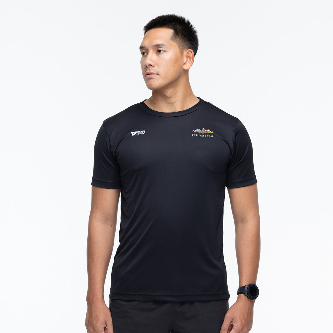 VALOR PX – เสื้อกีฬา หน่วยบัญชาการสงครามพิเศษทางเรือ (SEAL) [สกรีนโลโก้หน่วยงาน ฟรี  I  Logo ภาษาอังกฤษ]