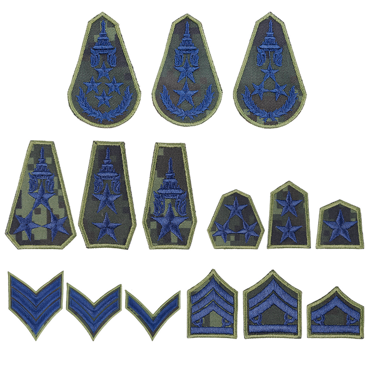 VALOR PX - Embroidered Patch Rank Insignia Royal Thai Army
