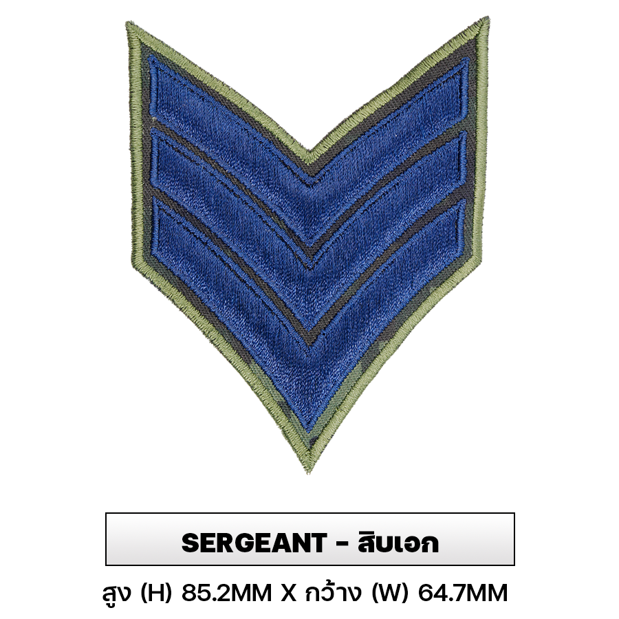 VALOR PX - Embroidered Patch Rank Insignia Royal Thai Army