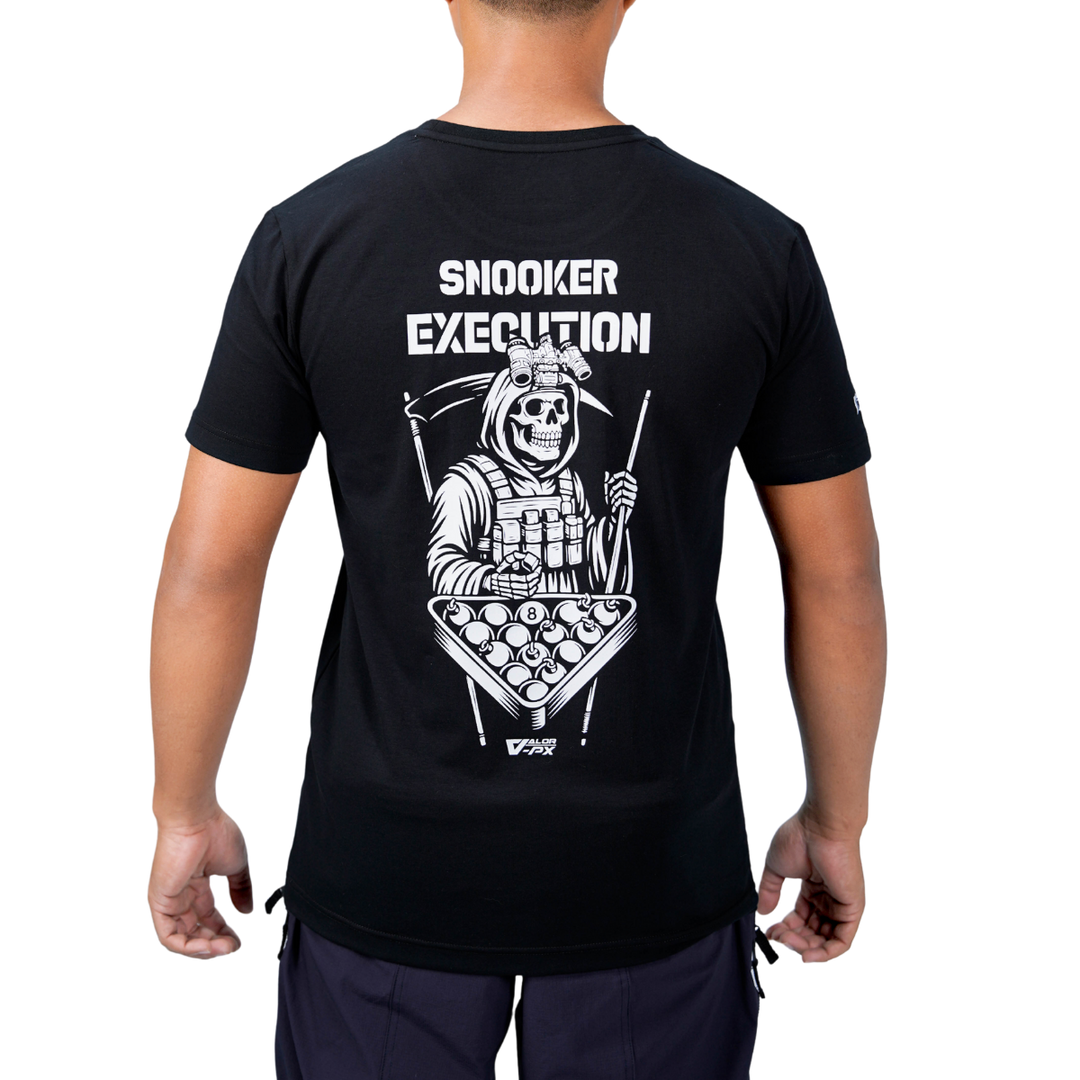 เสื้อยืดสกรีนลาย VALOR PX - Snooker Execution T-Shirt เสื้อใส่เที่ยว ลายกราฟิก