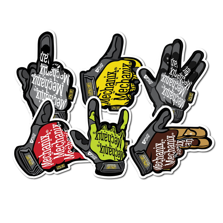 VALOR PX - Sticker Mechanix SET 6 PCS
