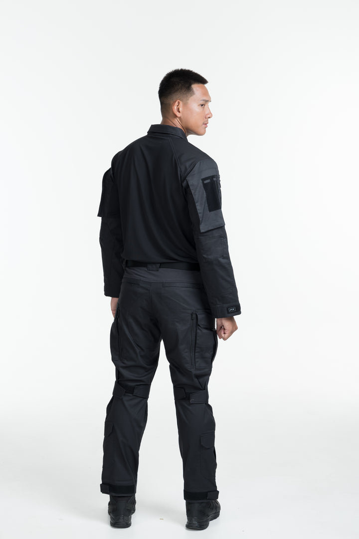 VALOR PX - NATIVE COMBAT SHIRT [BLACK]
