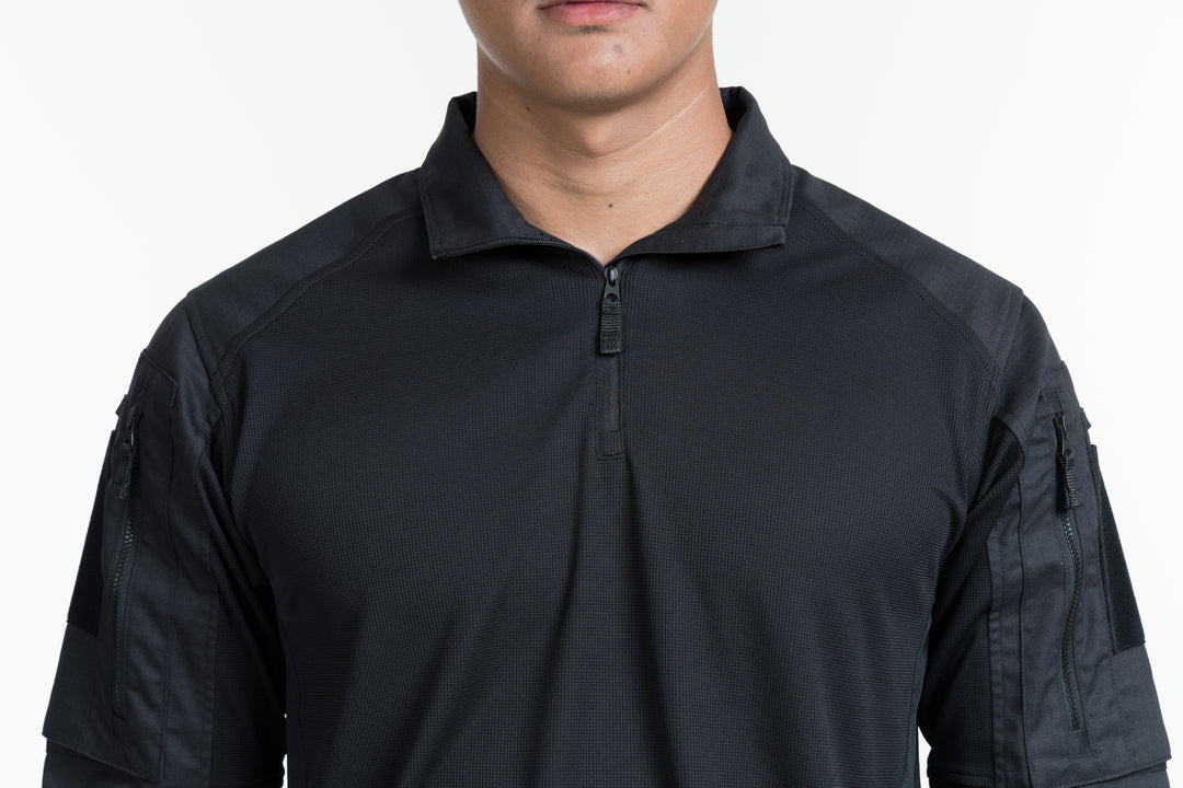 VALOR PX - NATIVE COMBAT SHIRT [BLACK]
