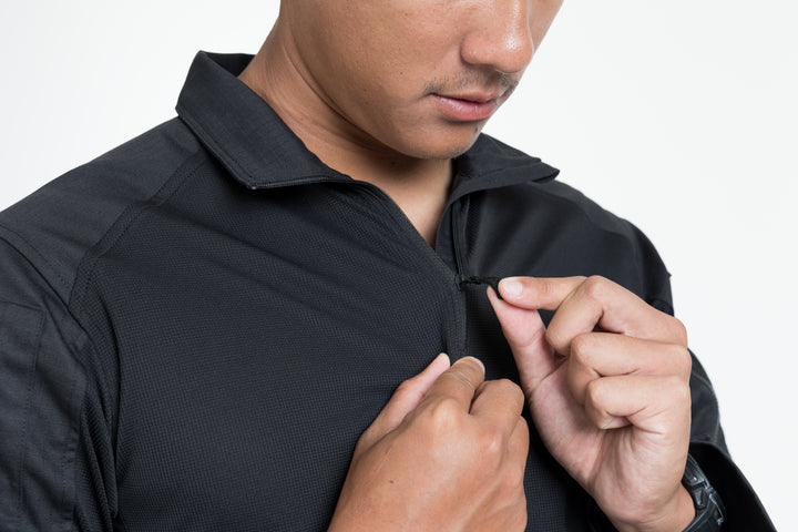 VALOR PX - NATIVE COMBAT SHIRT [BLACK]