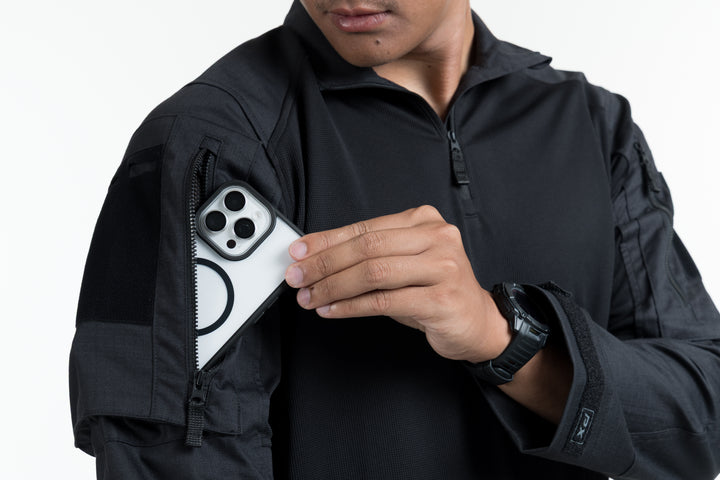 VALOR PX - NATIVE COMBAT SHIRT [BLACK]