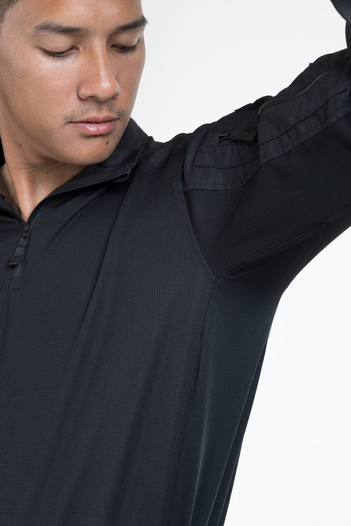 VALOR PX - NATIVE COMBAT SHIRT [BLACK]