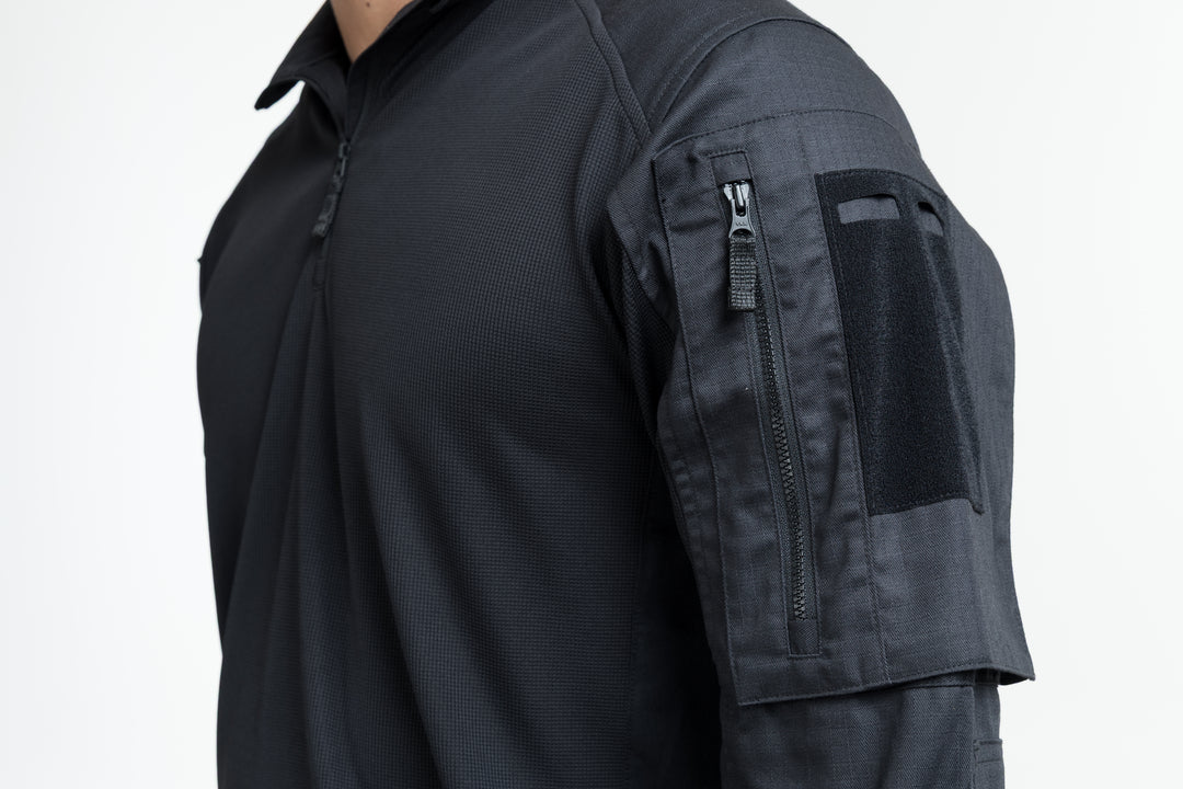 VALOR PX - NATIVE COMBAT SHIRT [BLACK]