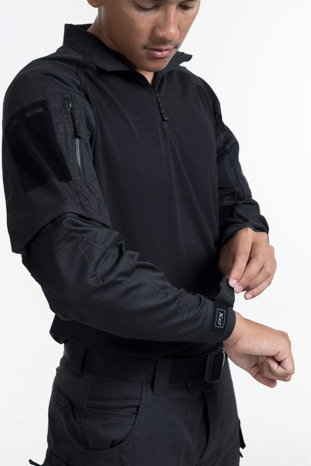 VALOR PX - NATIVE COMBAT SHIRT [BLACK]