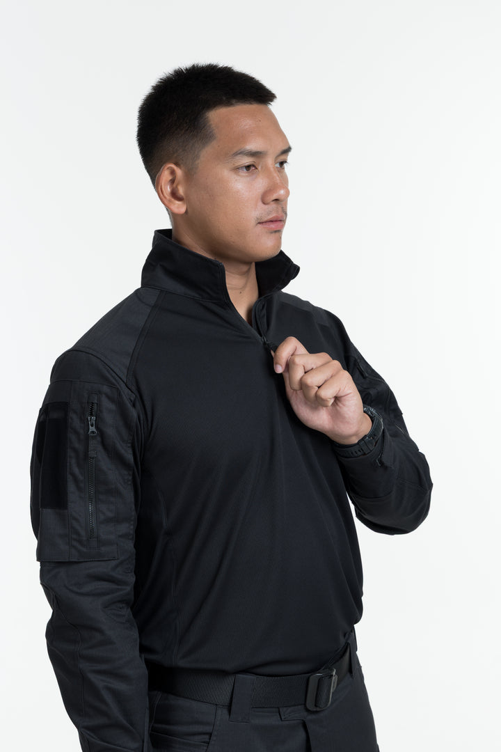 VALOR PX - NATIVE COMBAT SHIRT [BLACK]