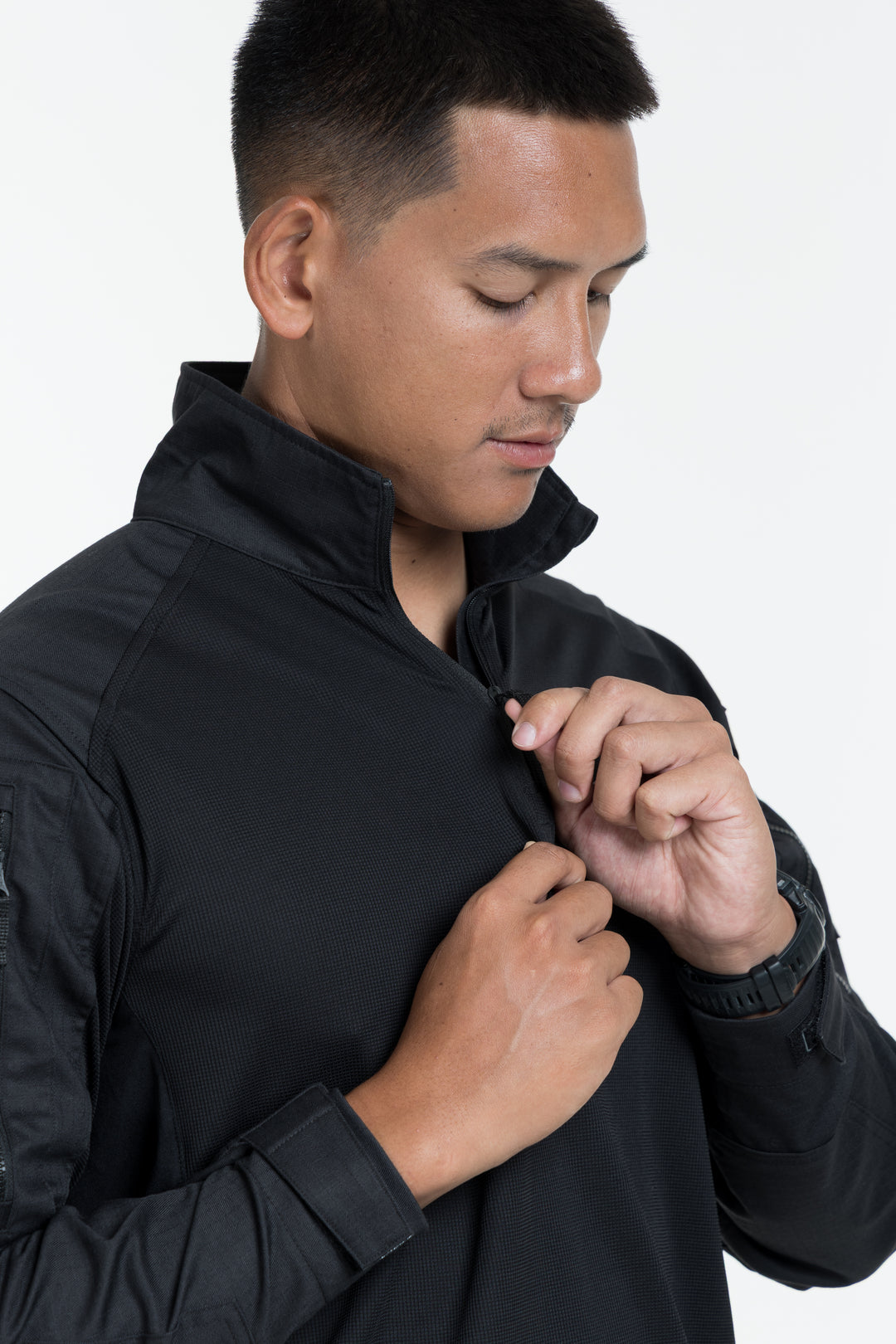 VALOR PX - NATIVE COMBAT SHIRT [BLACK]